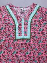 100% Cotton Nighty with Side Pocket | Printed